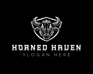 Angry Bull Horn logo design