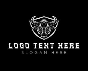 Angry Bull Horn Logo