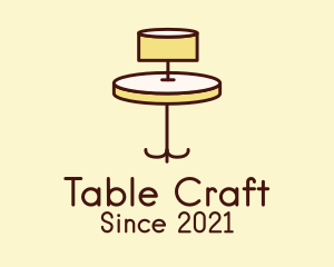Table - Center Table Lamp logo design