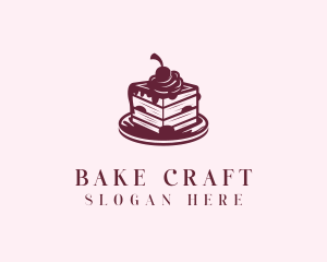 Cake Slice Bakery logo design