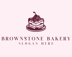 Cake Slice Bakery logo design