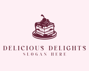 Cake Slice Bakery logo design