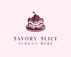 Cake Slice Bakery logo design