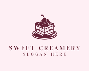 Cake Slice Bakery logo design