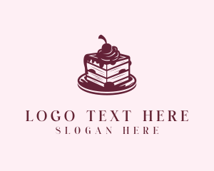 Cake - Cake Slice Bakery logo design