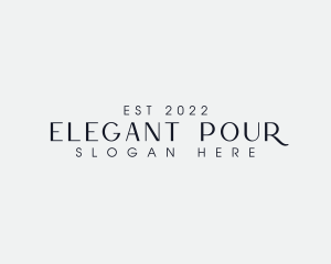 Elegant Cosmetics Brand logo design