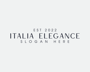 Elegant Cosmetics Brand logo design