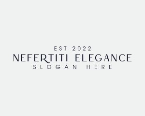 Elegant Cosmetics Brand logo design