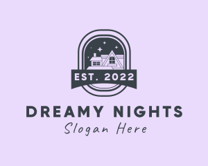 Night Home Mansion logo design