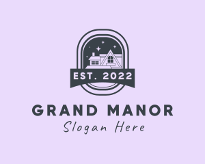 Mansion - Night Home Mansion logo design