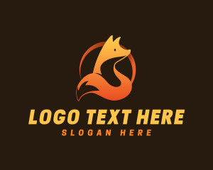 Hunt - Fox Coyote Wildlife logo design