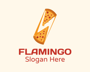 Cheesy Pizza Slice  Logo