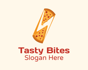 Cheesy Pizza Slice  Logo
