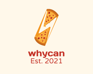 Food Stand - Cheesy Pizza Slice logo design