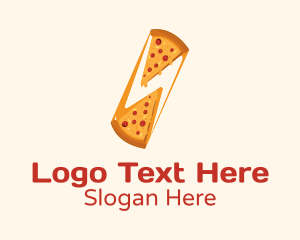 Cheesy Pizza Slice  Logo