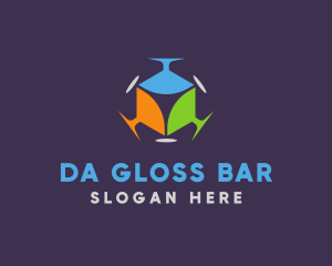 Wine Glass Bar logo design