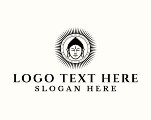 Enlightenment - Buddha God Religion logo design