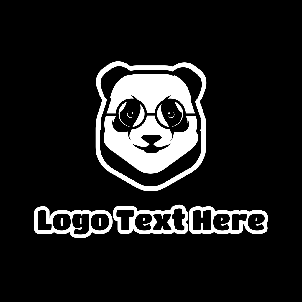 Smart Panda Mascot Logo | BrandCrowd Logo Maker