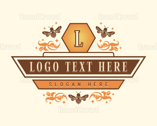 Honey Bee Apiary Logo