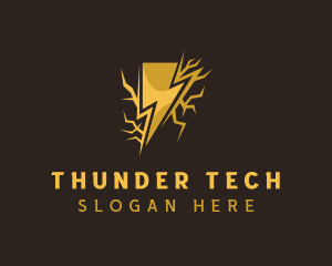 Thunder - Thunder Bolt Electrician logo design