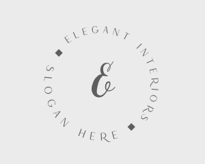 Elegant Cursive Fashion logo design