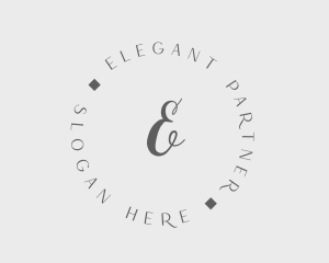 Elegant Cursive Fashion logo design