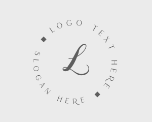 Elegant Cursive Fashion Logo