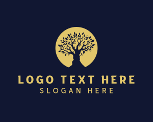 Healthcare - Round Ancient Tree logo design