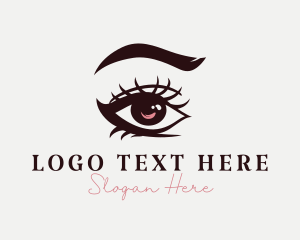 Makeup Artist - Eye Eyeliner Makeup logo design