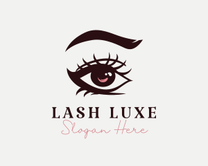 Eye Eyeliner Makeup logo design