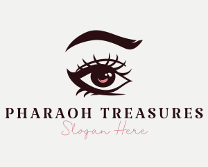 Eye Eyeliner Makeup logo design