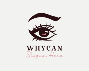 Beauty Blogger - Eye Eyeliner Makeup logo design
