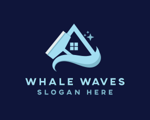 House Window Cleaner logo design