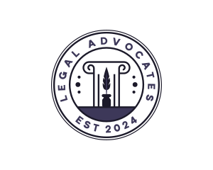 Lawyer - Attorney Lawyer Notary logo design