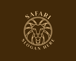 Lion Head Safari logo design