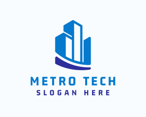 Metro - High Rise Office Space logo design