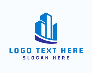 Skyscraper - High Rise Office Space logo design
