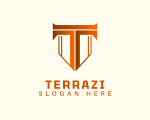 Business Firm Letter T logo design