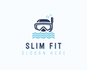 Snorkeling Mask Fitness  logo design