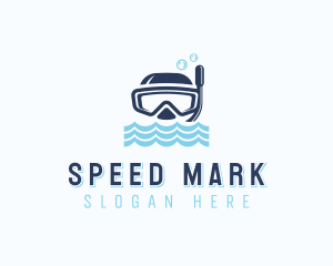 Snorkeling Mask Fitness  logo design