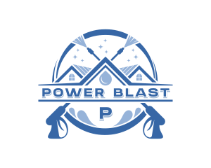 Home Power Cleaning Sanitation logo design