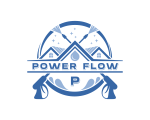 Home Power Cleaning Sanitation logo design