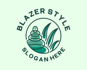 Rock Balancing Meditation logo design