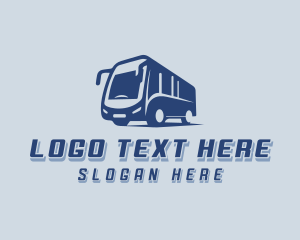 Commuter - Tourist Bus Metro Transit logo design
