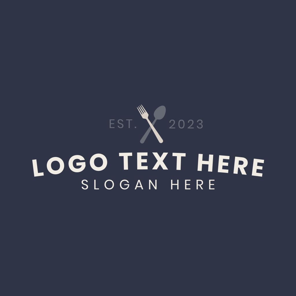 Minimalist Restaurant Business Logo BrandCrowd Logo Maker BrandCrowd   Insta Square