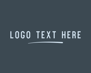 Wordmark - Generic Business Underline logo design