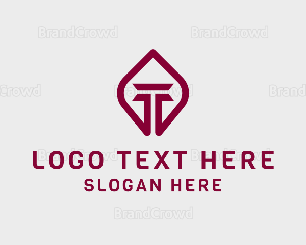 Pillar Firm Letter T Logo