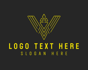 Yellow - Online Gaming Letter W logo design
