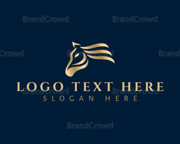 Wild Equine Horse Logo