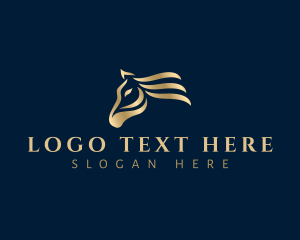 Equine - Wild Equine Horse logo design